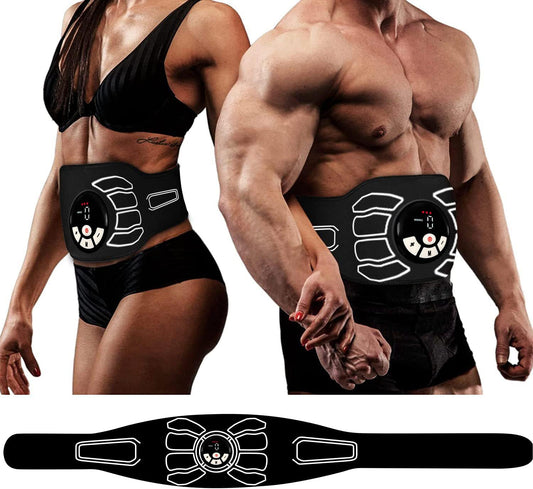 EMS Ab Muscle Stimulator Belt – Targeted Ab Training & Pain Relief