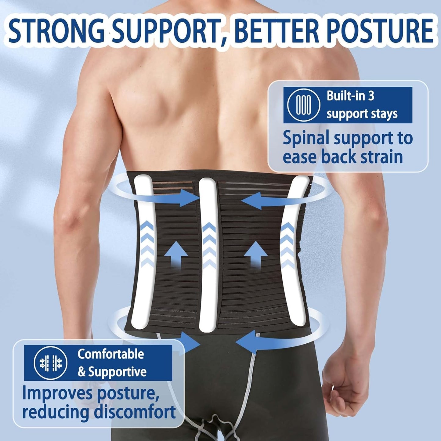 Abdominal Binder for Post Surgery: Postpartum Recovery, Abdomen Hernia Support Belt for Women and Men Brand: Autagpen